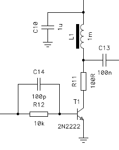 Schematic diagram of the modulator section