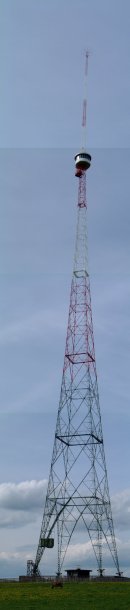 Detail view of the main antenna