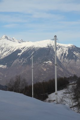 West view of the spare antenna.