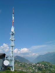 West view of the main antenna
