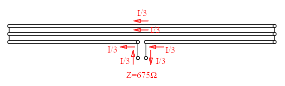 A triple folded dipole with a 9 times higher impedance.