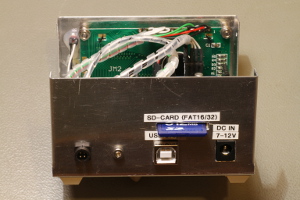 Back view of the lightning logger (click to enlarge).