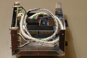 Side view of the lightning logger (click to enlarge).