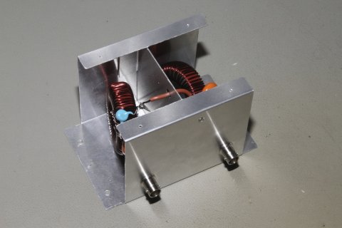 Long-waves filter unit, front view (click to enlarge)