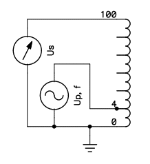 Autotransformer check circuit.