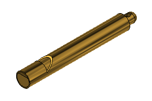 The finished whistle, view 2. (click to enlarge)