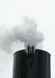 Steam whistle on a boat, whistling (click to enlarge)