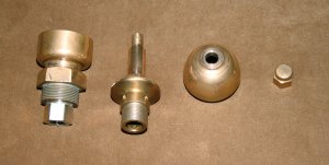 Disassembled compressed air whistle (click to enlarge)