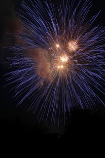 Fireworks in the neighbourhood, 30mm f/5.6 4s ISO-100