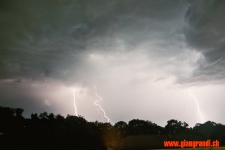 Lightning strikes from my window, 20mm f/2.8 30s