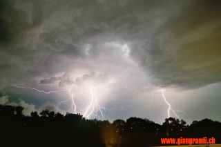 Lightning strikes from my window, 20mm f/2.8 30s