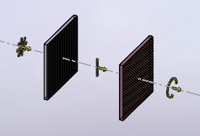 Circular polarizer as used in photography applications: the linear polarizer is toward the scene and selects the desired linear polarization. The quarter wave plate follows the polarizer and transform the linear polarization into a circular one that has less influence on camera sensors. (click to enlarge)